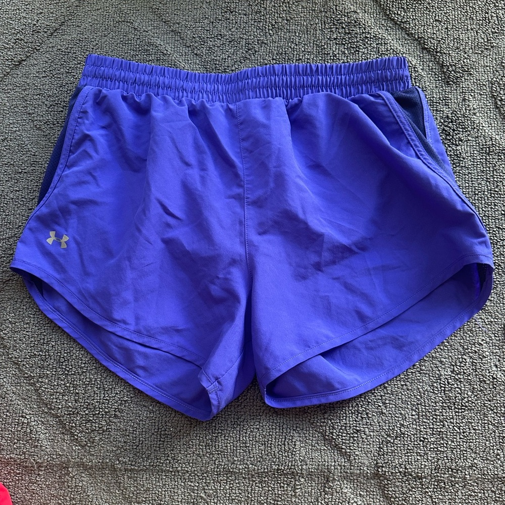 Under Armour Purple Athletic Shorts Lightweight Elastic Waist-XS or S